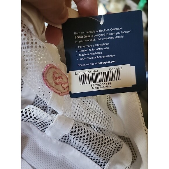 BOCO Gear Hat Womens Pink  StapBack Colorful Runners Performance Hat One Size - Picture 4 of 4